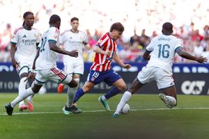 Hasil Atletico Madrid Vs Real Madrid 2-1: Huijsen Kartu Merah, Los Blancos Tumbang