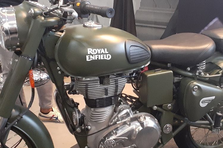 Royal Enfield, yang dipamerkan di Kostumfest 2019