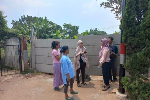 Warga Keluhkan Akses Jalan di Kawasan Kampung Serab Depok Ditutup Tembok