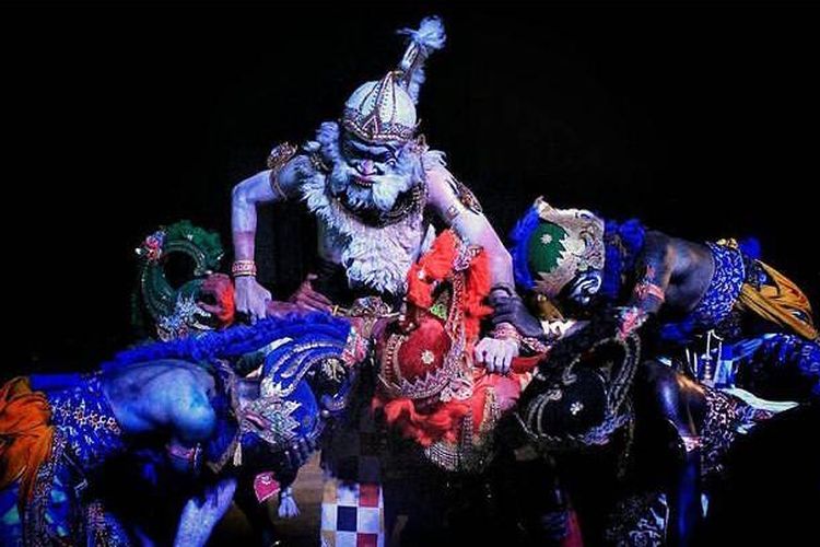 Pertunjukan Sendratari Ramayana di Taman Balekambang, Surakarta, Jawa Tengah
