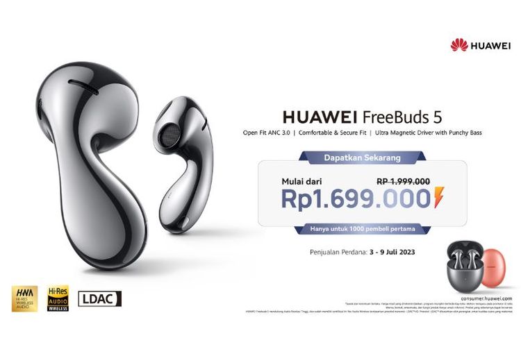 HUAWEI Freebuds 5. 