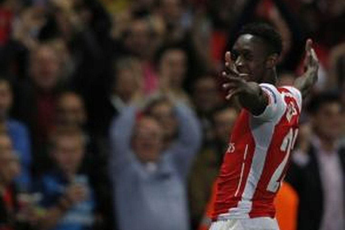 Striker Arsenal asal Inggris, Danny Welbeck.