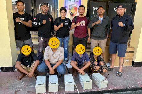 Masuk Rumah Warga untuk Curi 5 Aki Solar Cell, 3 Remaja di Kupang Dibekuk Polisi