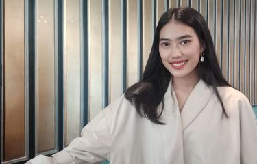 Penyanyi Alika Islamadina ketika menghadiri talkshow bersama Wardah di Gandaria City Mall, Jakarta, Jumat (5/10/2018).