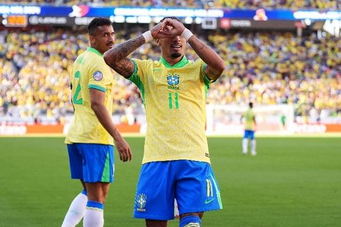 Hasil Brasil vs Kolombia 1-1: Selecao ke 8 Besar, Tantang Uruguay