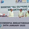 WIKA dan Jakon Sukses Terobos Terowongan Sodetan Ciliwung ke KBT