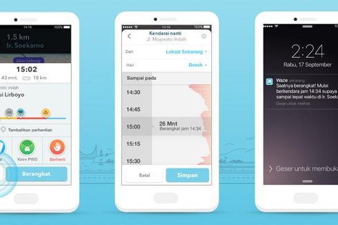 Diperbarui, Waze di iOS Dilengkapi 