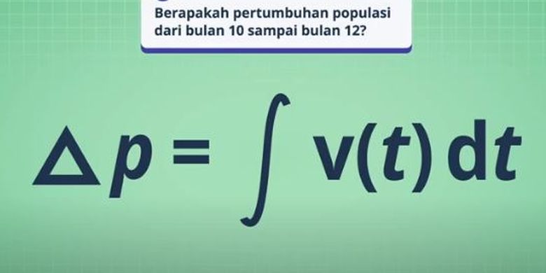 Menghitung Populasi Dengan Integral