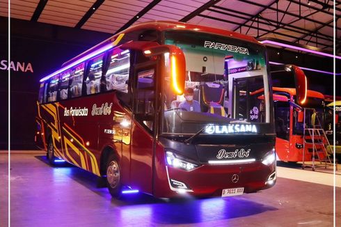 PO Dewi Sri Rilis Bus Baru, Lebih Modern Pakai Kelir Baru