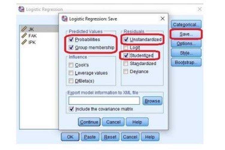 Regresi Logistik SPSS