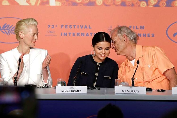 Foto Selena Gomez dan Bill Murray di Festival Film Cannes 2019 yang menjadi viral.