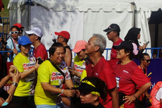 Catatan Waktu Ganjar Pranowo Saat Finis di Borobudur Marathon 2019