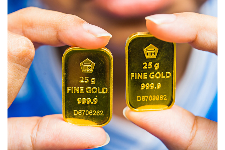 Ilustrasi emas yang dijadikan investasi. 