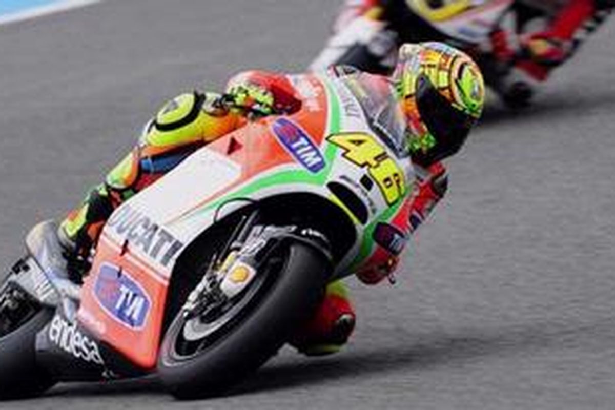 Pebalap Ducati, Valentino Rossi.
