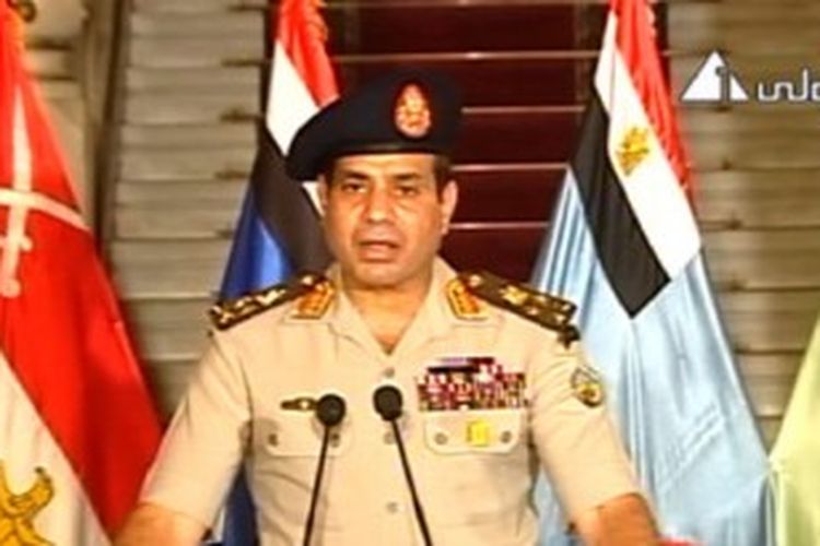 Jenderal Sisi mengatakan militer tidak ingin terlibat lebih jauh dalam politik.