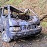 Bahan Bakar Menetes, Rokok Menyala, Mobil Muslihin Ludes Terbakar 