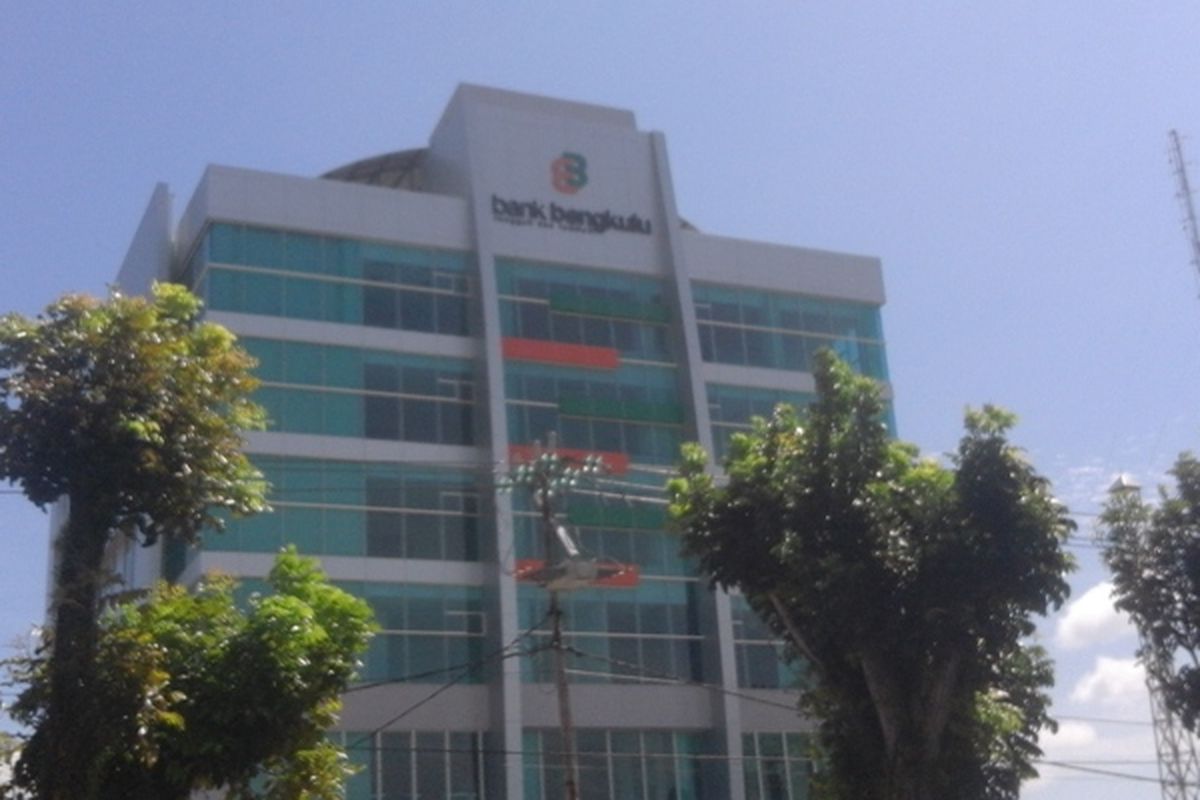 Kantor Utama Bank Bengkulu, di Jalan S.Parman, Kota Bengkulu yang belum diresmikan