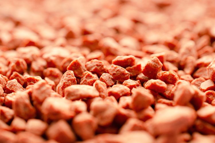 Ilustrasi pupuk KCl.