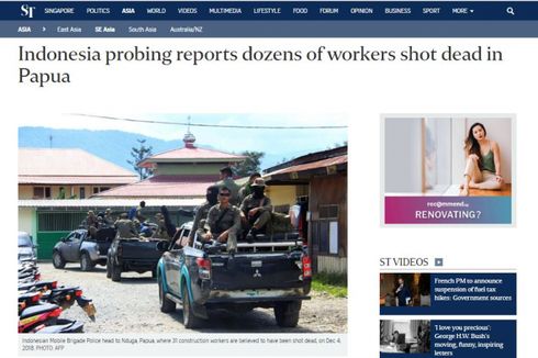 Media Internasional Soroti Penembakan Brutal di Papua