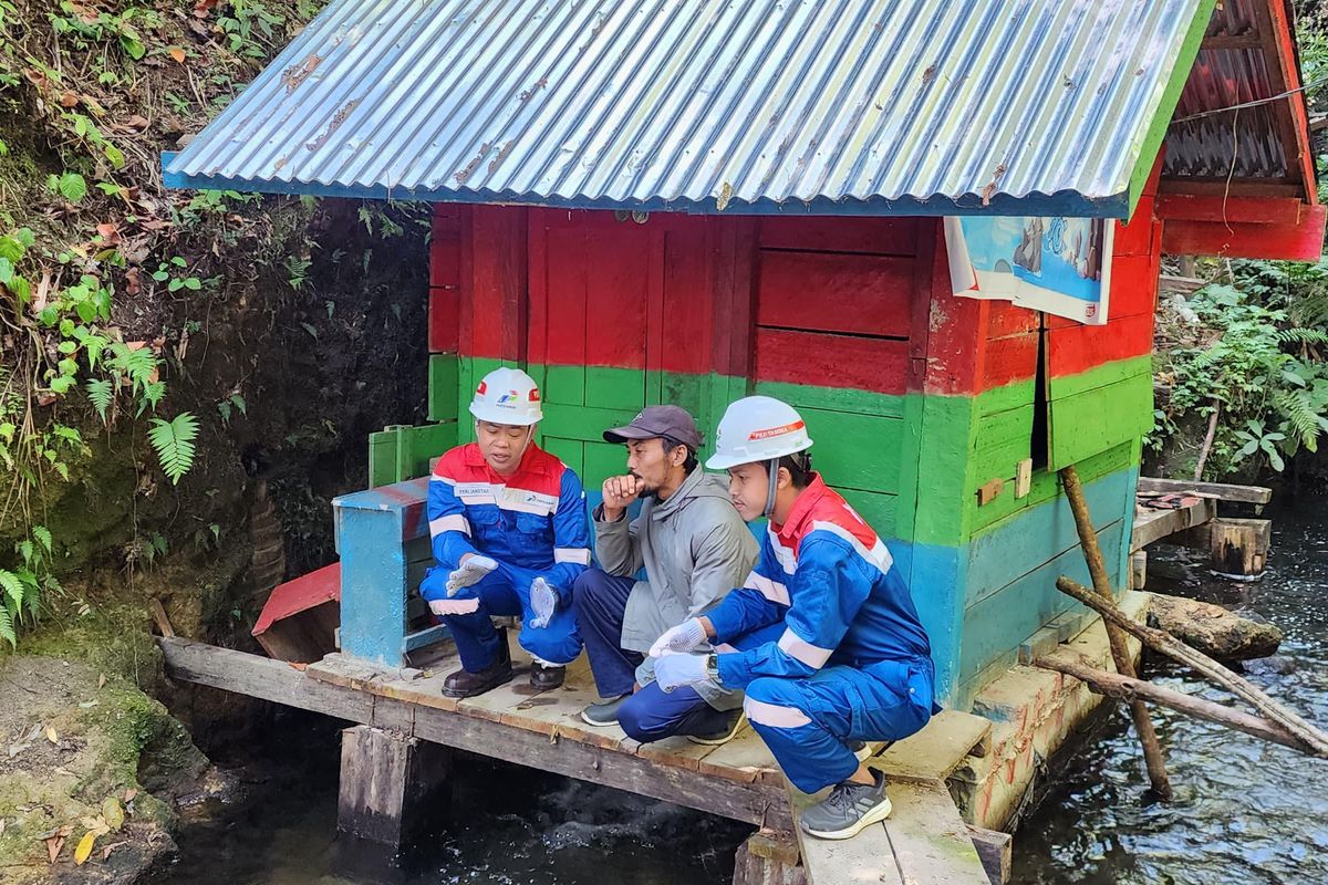 Program Desa Berdikari Energi PT Kilang Pertamina Internasional di Desa Singapure Sumatera Selatan.