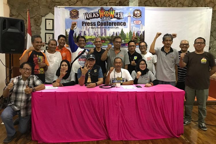 Volkswagen Indonesia Association mengadakan press conference jambore nasional ke-50
