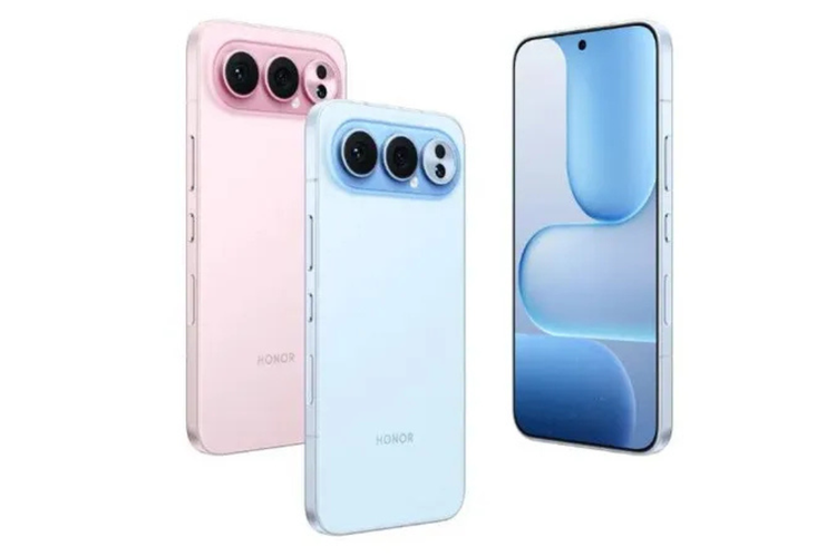 Honor 500 hadir dengan desain layar datar (flat) dan rangkanya berbahan metal. Di bagian tengah atas layarnya, terdapat lubang punch hole kecil yang berfungsi sebagai rumah bagi kamera depan (selfie).