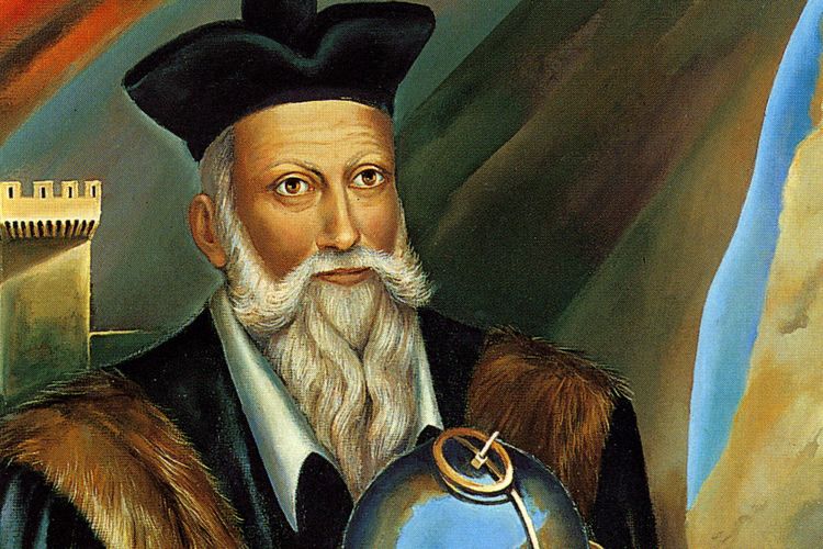 Nostradamus adalah peramal asal Perancis yang hidup pada abad ke-16.