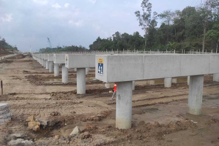 Pembangunan Jalan Tol IKN Segmen 5A oleh Waskita Beton Precast