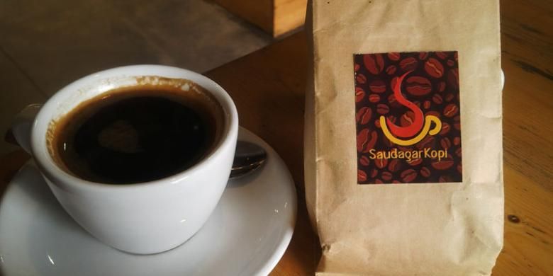 Kopi Toraja bagi pecinta kopi di Saudagar Kopi.
