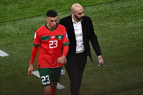 Pelatih Maroko: Pemain Beri Segalanya, Selamat Kroasia...