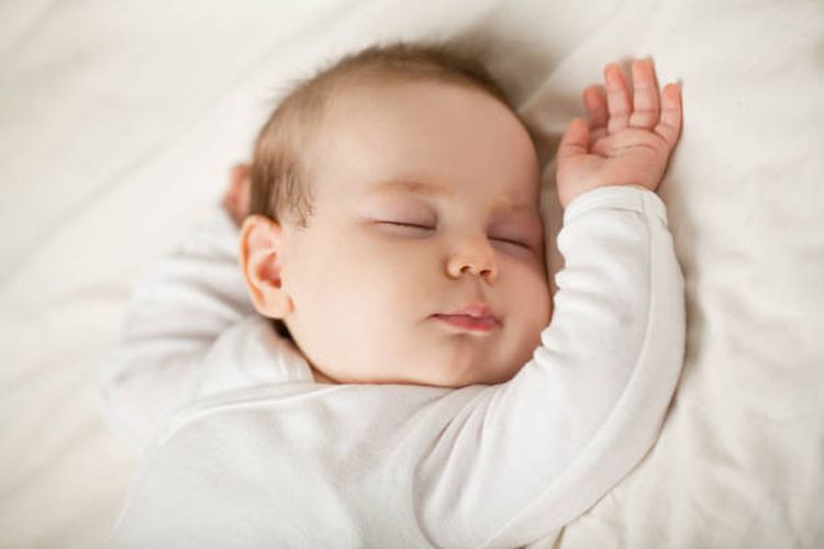 Ilustrasi bayi tidur