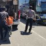 Pengendara Sepeda Motor Bus Pariwisata di Jalan Parangtritis, Tewas di Lokasi Kejadian