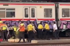 Rangkaian KRL Manggarai-Kampung Bandan Jadi Sasaran Aksi Vandalisme