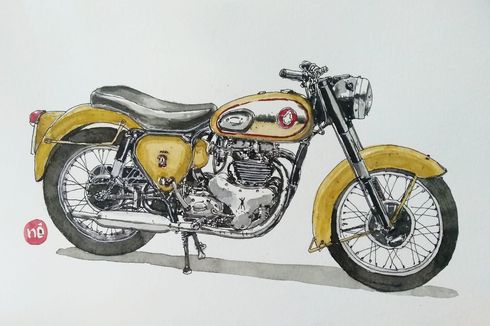 BSA Golden Flash, Motor Klasik Inggris dengan Warna Mentereng