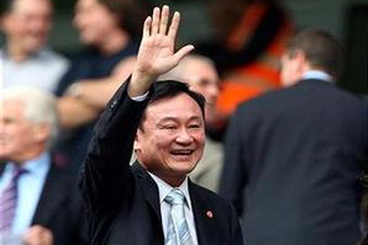 Mantan perdana menteri Thailand, Thaksin Shinawatra 