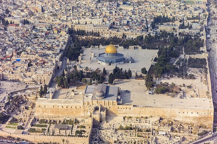 Area Baitul Maqdis yang salah satunya mencakup Masjid Al-Aqsa.