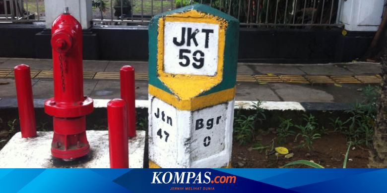 Inilah Tugu 0 Km Peninggalan Kolonial Belanda di Bogor