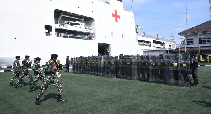Kolinlamil Gelar Latihan Satgas Pengamanan Huru-Hara untuk Amankan Pilkada 2024