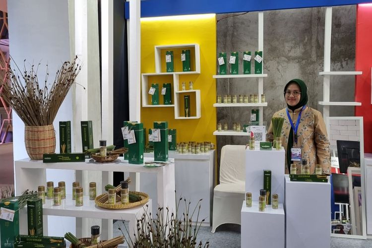 Hartati, Owner Purunea saat wawancara online melalui Zoom Meetings pada Selasa (24/10/2023)