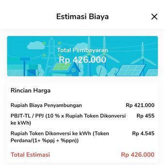 Ilustrasi cek biaya pasang listrik baru PLN di wilayah Sragen, Jawa Tengah melalui PLN Mobile. Cek biaya pasang listrik baru PLN 2026. Cara cek biaya pasang listrik baru PLN Mobile.