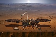 Inilah Foto Pertama Robot Geologi NASA di Mars Sesaat Setelah Mendarat