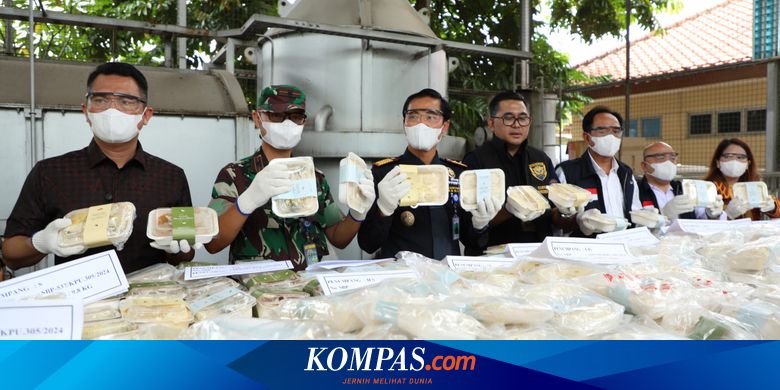 Bea Cukai dan BPOM Musnahkan 1 Ton Milk Bun Asal Thailand