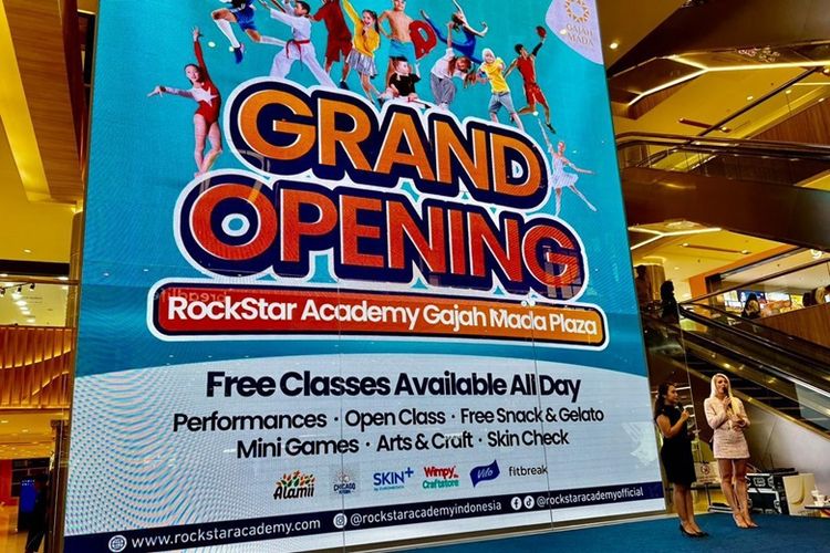 RockStar Academy buka cabang di Plaza Gajah Mada. 