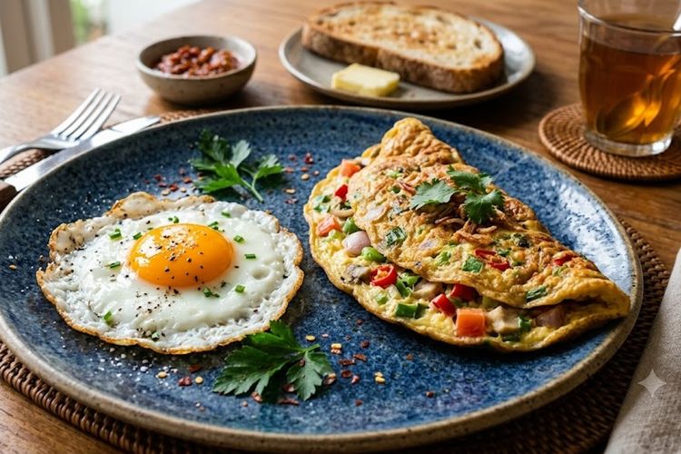 Telur Ceplok dan Telur Dadar, Mana yang Lebih Sehat? Ini Kata Dosen IPB