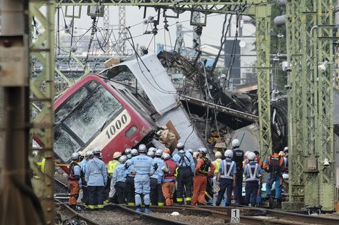 Tabrakan Truk dan Kereta Ekspres di Jepang, Satu Tewas 34 Luka-luka