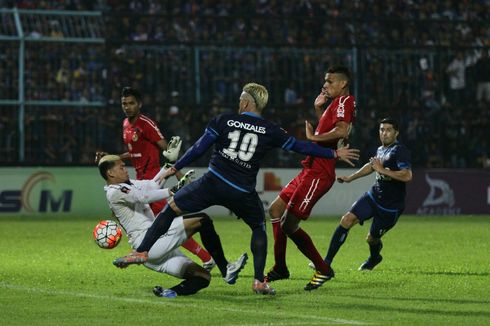 Dramatis, 5 Gol Gonzales Loloskan Arema FC ke Final Piala Presiden