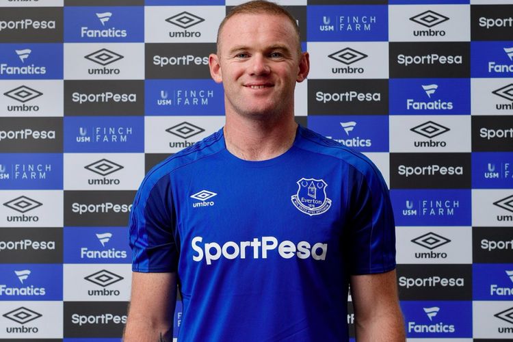 Setelah 13 tahun mengabdi di Manchester United, Wayne Rooney kembali ke Everton, Minggu (9/7/2017).