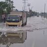 Sejumlah Ruas Jalan Kota Semarang Terendam Banjir, Banyak Sampah Menyumbat Saluran Air