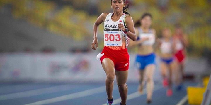 Pelari jarak jauh putri, Triyaningsih, berhasil menyumbang emas kedua untuk cabang olahraga atletik pada SEA Games 2017 di Stadion Bukit Jalil, Kuala Lumpur, Malaysia, Kamis (24/8/2017).