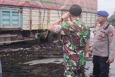 12 Kilometer di Jalan Lintas Sumatera Terendam Banjir, Banyak Kendaraan Mogok